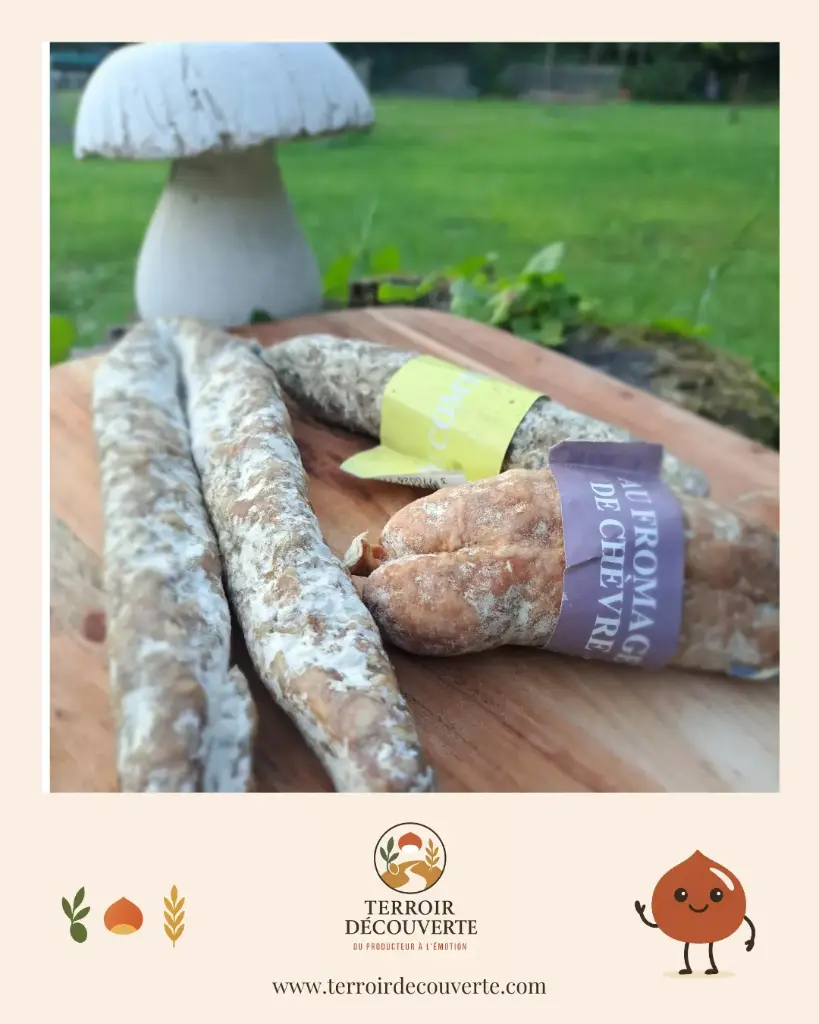 Saucisson sec aux noisettes – Recette artisanale