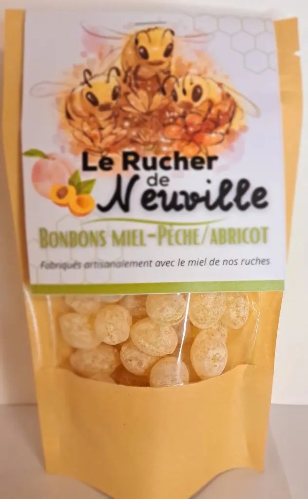 Bonbons miel-abricot-pêche