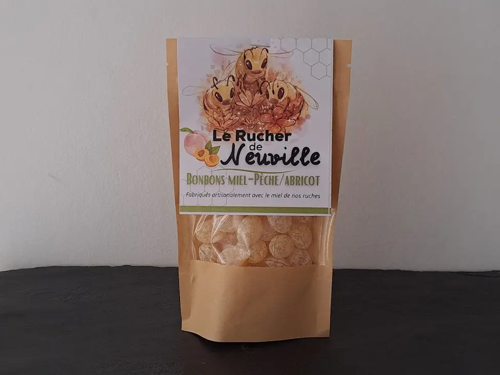 Bonbons miel-abricot-pêche