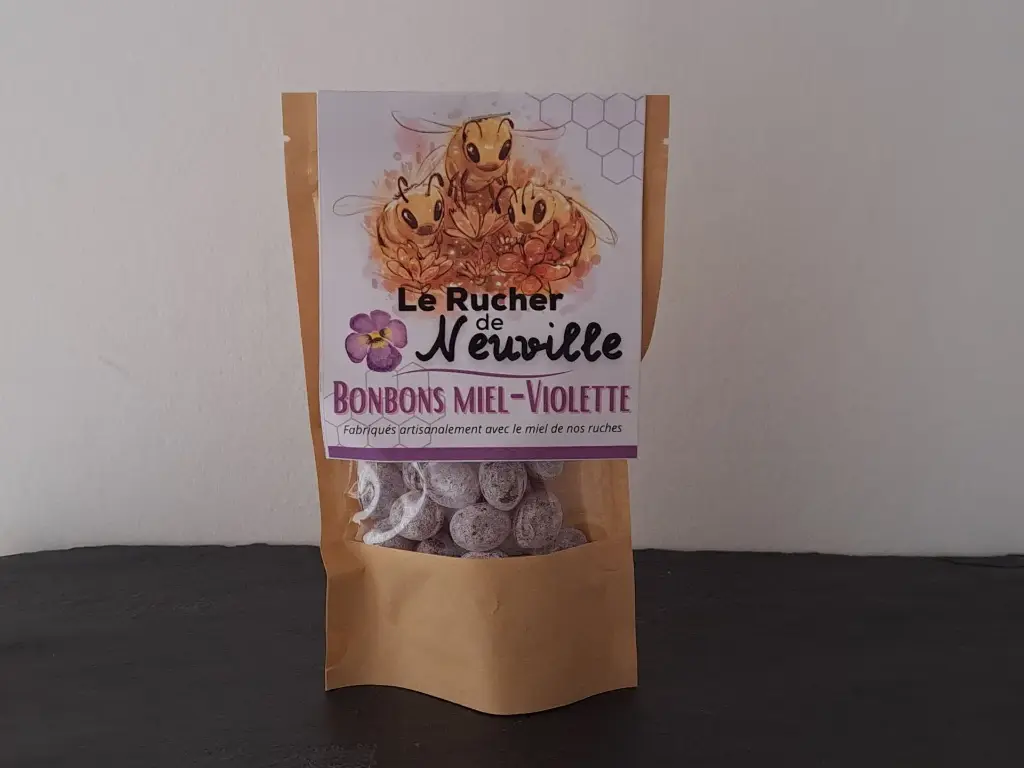 Honing-viooltjesbonbons