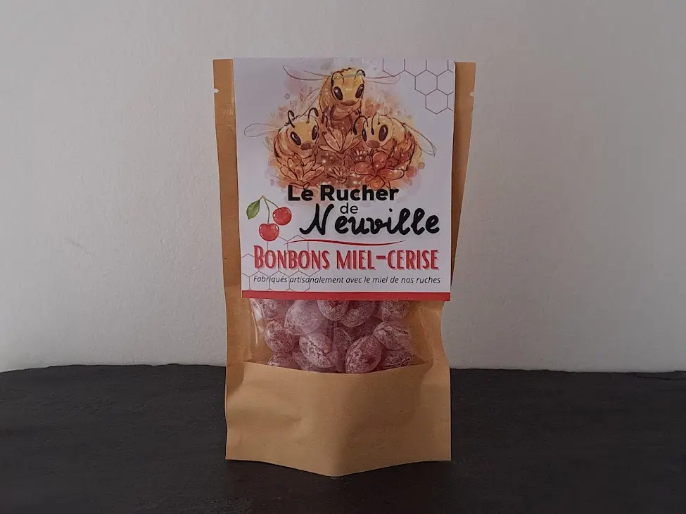 Honing-kersenbonbons